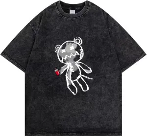 Graphic T Shirts for Men Vintage Distressed Oversized Y2K Grunge Tees