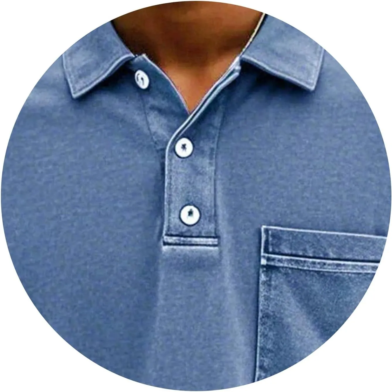 Mens Vintage Polo Shirts 3D Printing Pullover Shirts Classic Fit Lapel Button Tops Summer Casual Retro Distressed Top