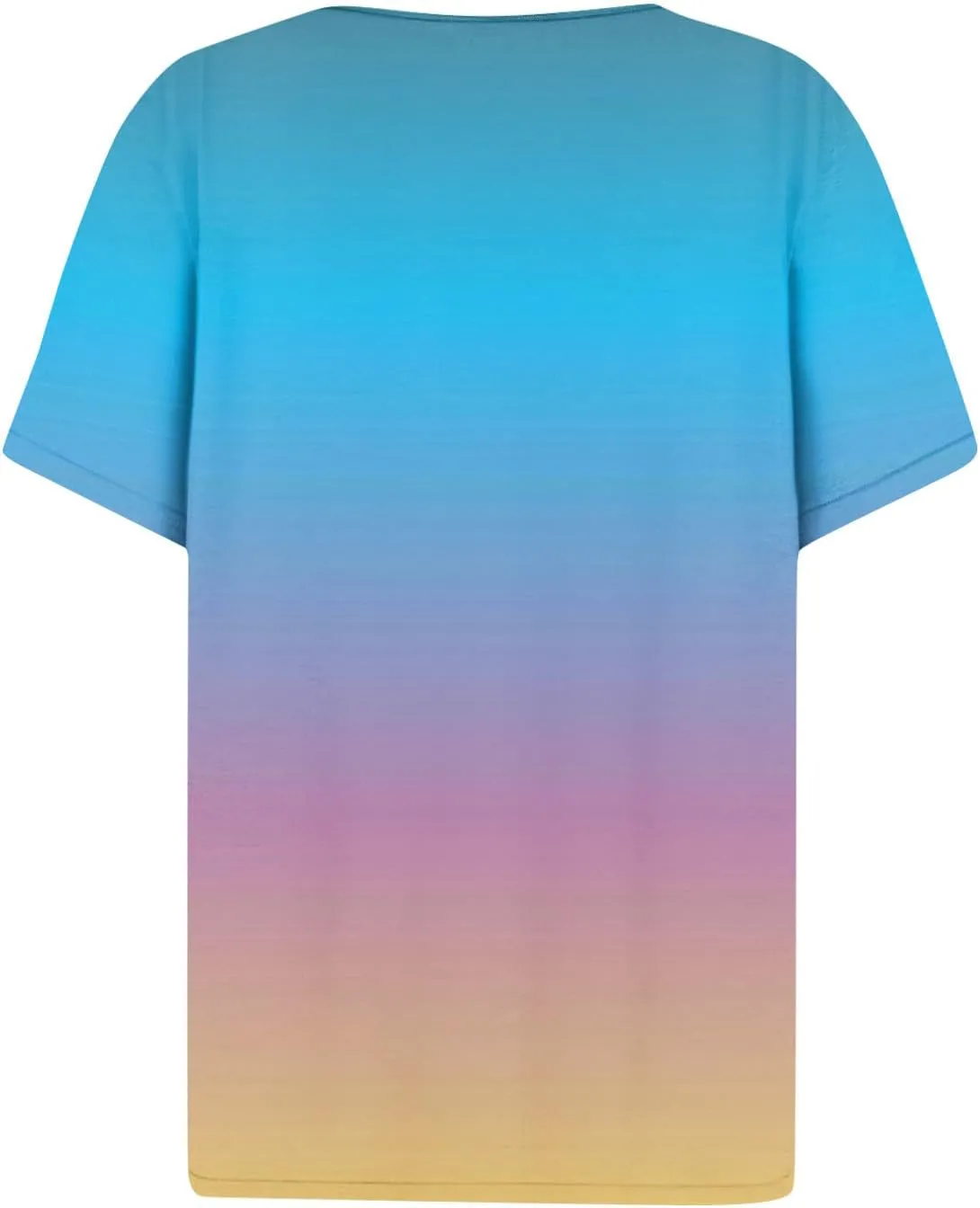 Spring Tops for Women Vacation Trendy V Neck 2025 Casual Short Sleeve Shirts Loose Comfy Tunic Clothes