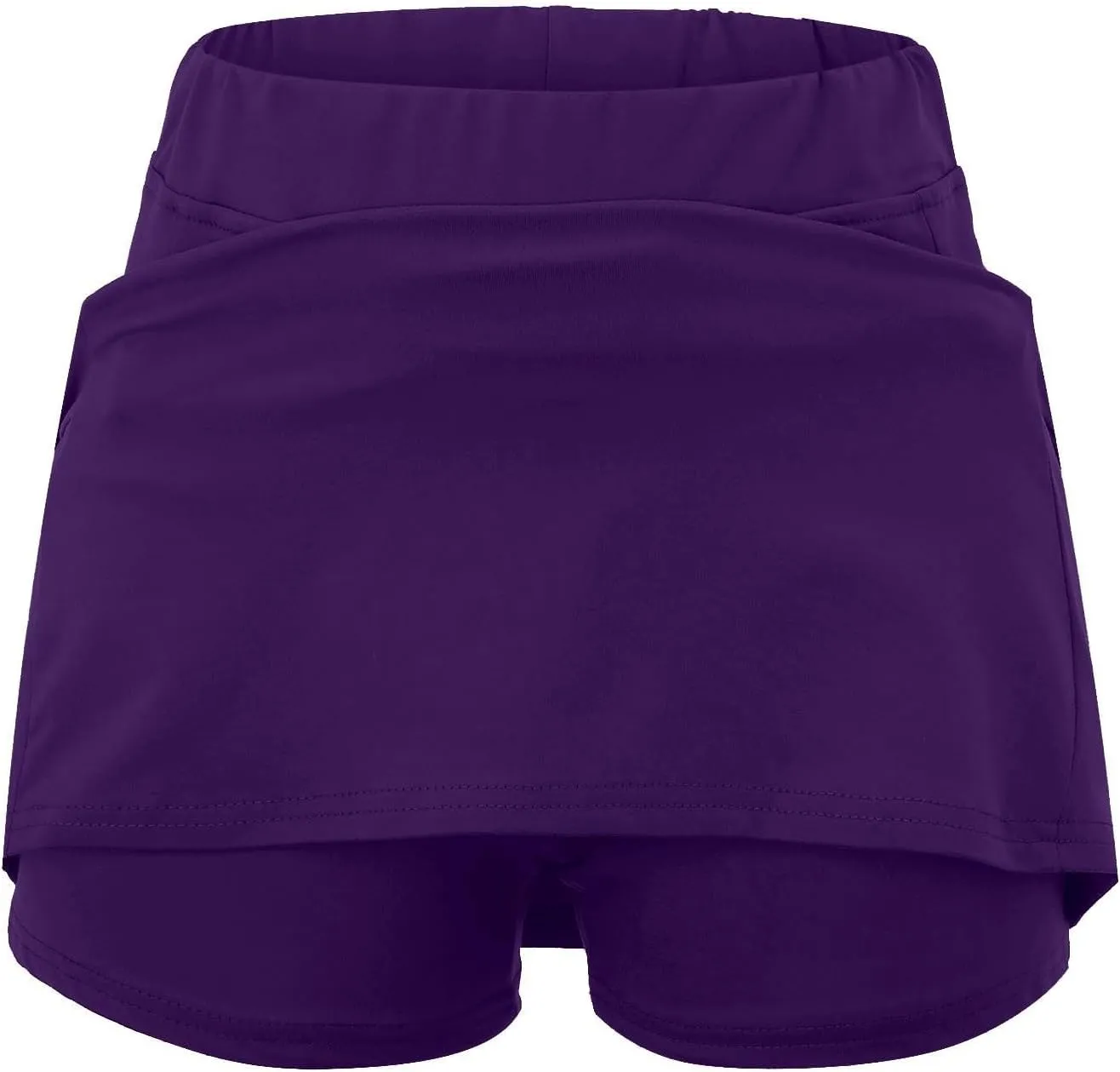 Women's Basic Versatile Stretchy Solid Flared Casual Mini Skort 2025, S-5XL